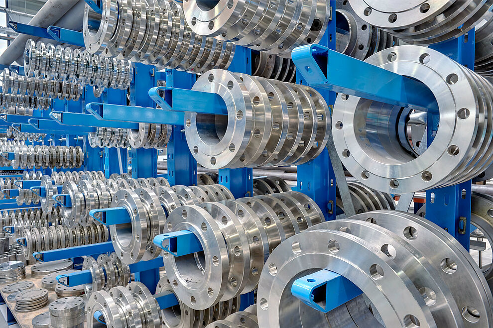 cantilever racking systems for steel processing industry