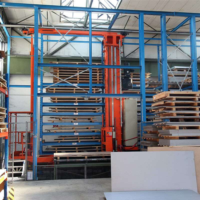 automatic storage systems for steel processing industry